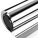WochiTV One Way Window Film Privacy Tint Glass Cling Coverings UV Reflective Sun Blocking Heat Control NonAdhesive Window Shades FilmVisible in One Side Mirror Tint for Home Office Silver 236 x 787 Inch - Image 2