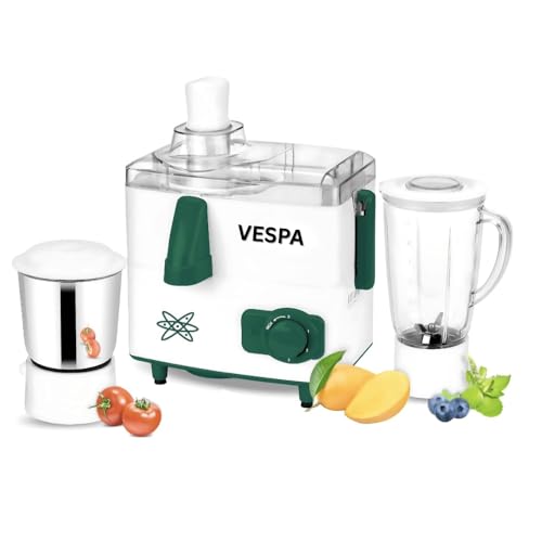 VESPA 500W Juicer Mixer Grinder with 2 Multipurpose Jars | Powerful Juicing, Mixing & Grinding | Real Juicer Technology | 3-Year Warranty - Image 1