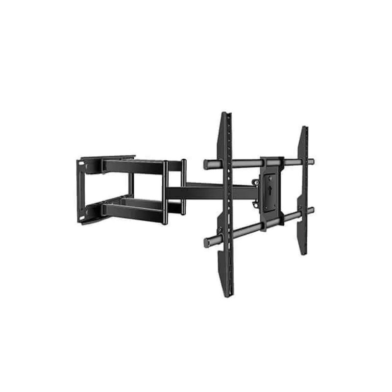 بيتيك حامل تلفزيون جداري متحرك بالكامل لشاشات LED/LCD مقاس 50–120 بوصة، حامل مفصلي ثقيل التحمل، قدرة تحمل 130 كجم (286 رطل)، يدعم VESA حتى 900×600 مم، مع إمكانية التدوير والإمالة، مدى تمدد من 60 إلى 800 مم، أسود | TF-P96 - Image 1
