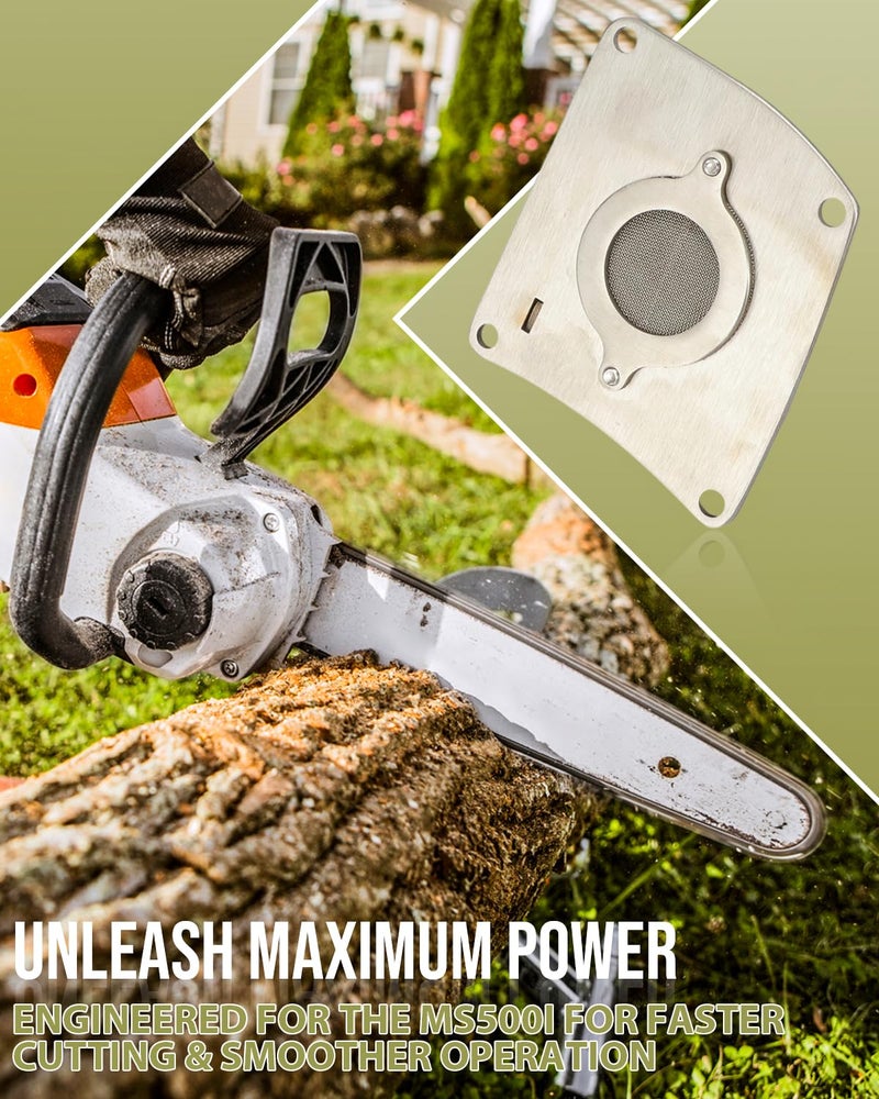 Foruly for MS500i Performance Muffler - 304 Stainless Steel Bolt-On Upgrade for MS 500i Chainsaw - Increases Power & Reduces Heat - Image 2