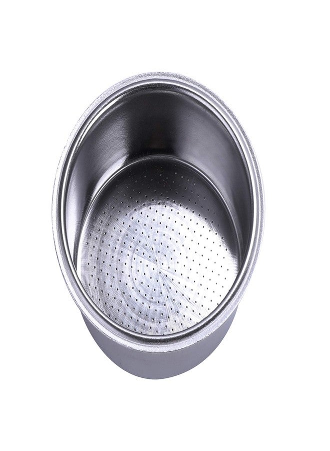 Joytata 51mm Filter Basket Stainless Steel Portafilter Basket Espresso Handle Basket Compatible with Breville/Delonghi Espresso Maker,Double Cup Filter Basket Replacement - Image 1