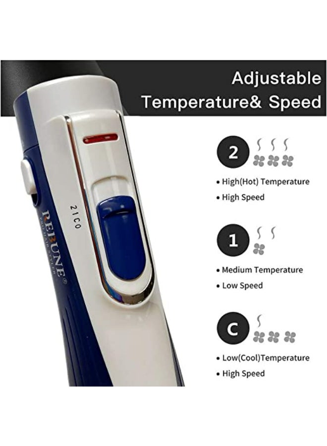 REBUNE Hair Styler Blue/White - Image 4