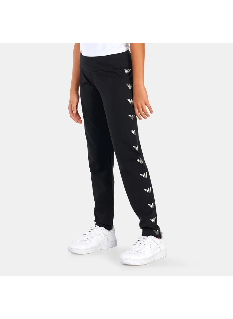 EA7 Emporio Armani Kids' Train Logo Series Leggings