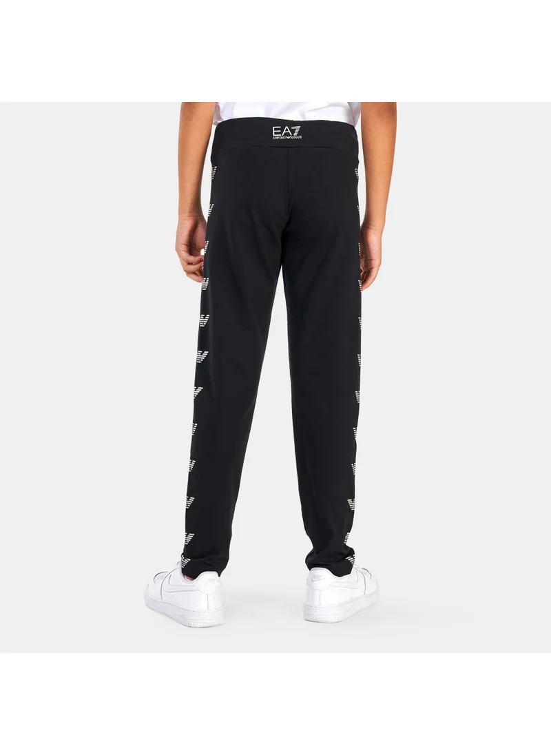 EA7 Emporio Armani Kids' Train Logo Series Leggings