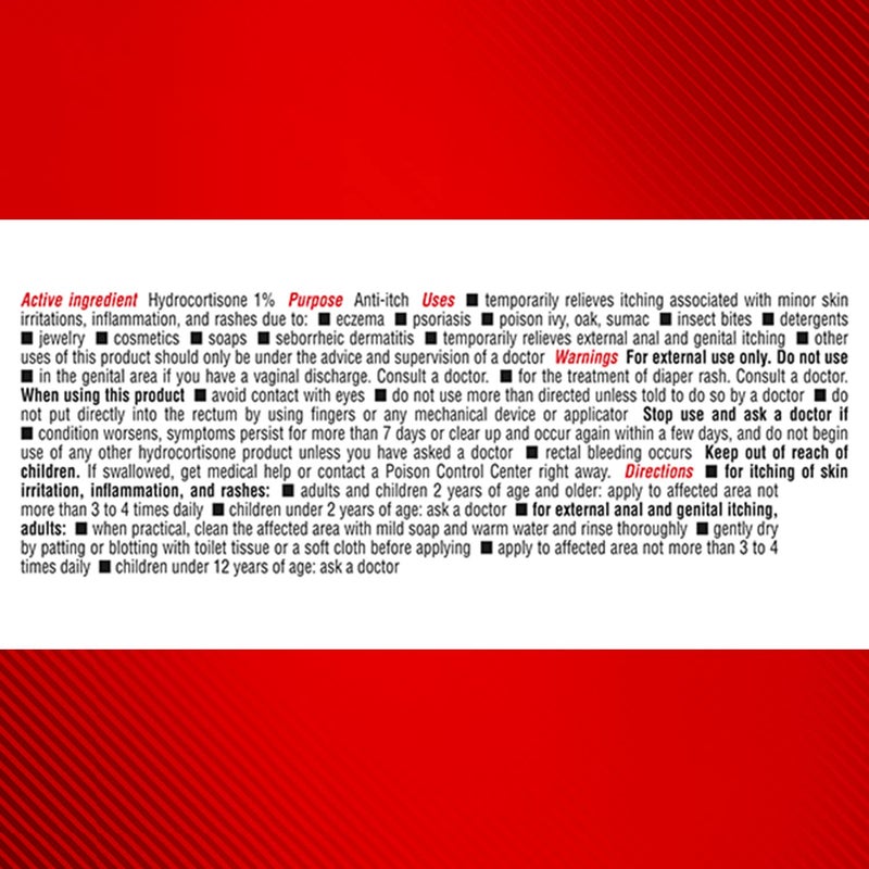 Cortizone 10 Cortizone-10 Maximum Strength Water Resistant Anti-Itch Ointment, 1% Hydrocortisone, 2 oz. (Old Packaging) - Image 3