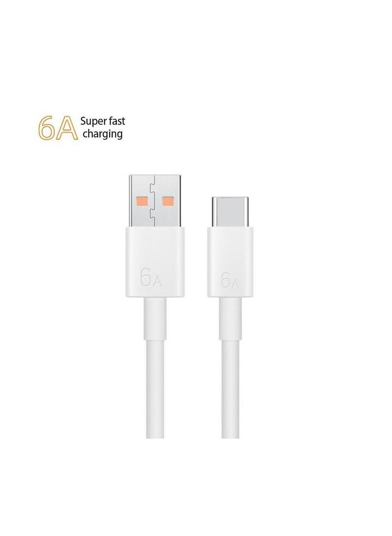 6a Usb Type C Cable For Huawei Honor 66w Fast Charging Charger Usb C Data - Image 1
