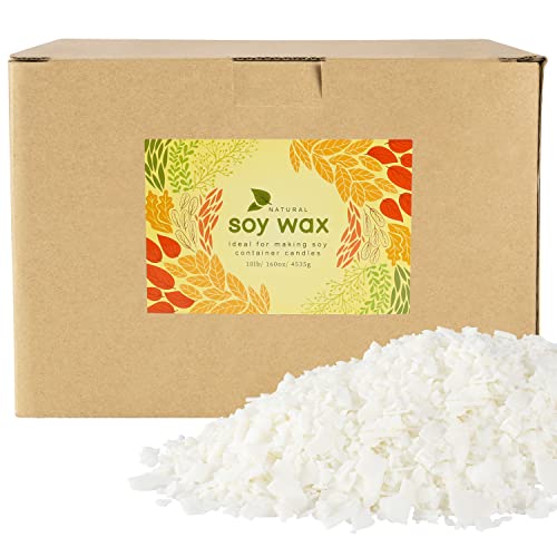 CLTNIKET 10 lb Soy Wax DIY Candle （Flakes & Soft）,Natural Soy Wax Candle - Image 1