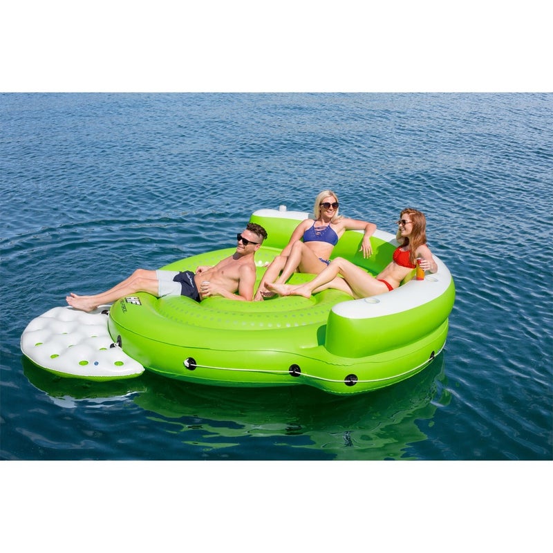 Bestway - Hydro-Force Kick Back Green/White Lounge 277x262 cm - 43120 - Image 2