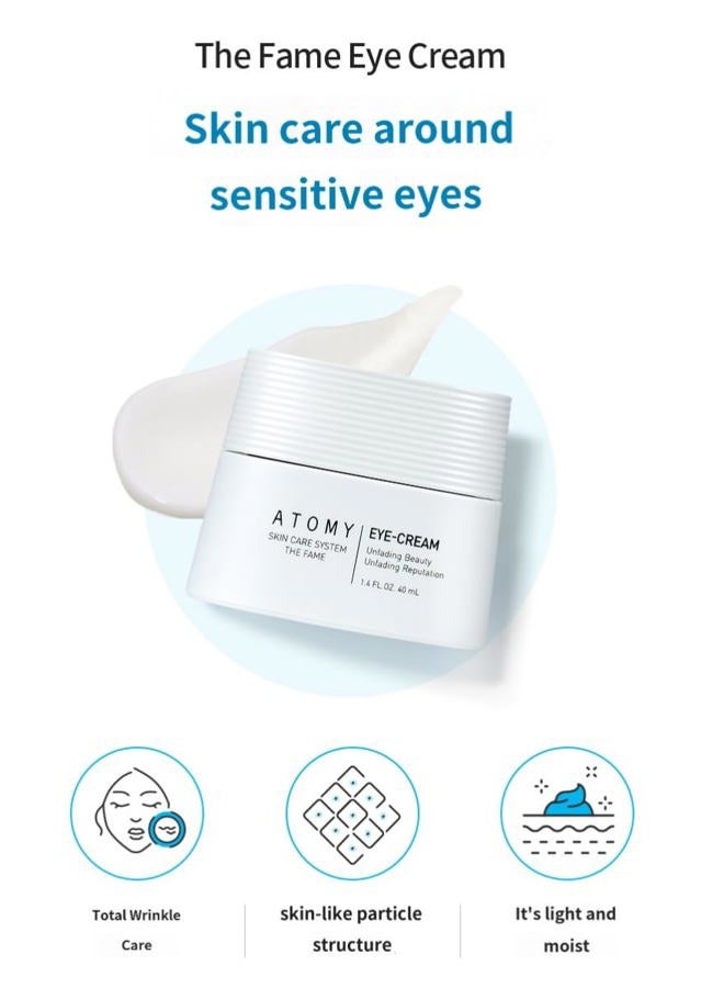 ATOMY [أتومي] كريم العين الشهير 1.4 أونصة سائلة 40 مل | العناية الكاملة بالعين والوجه من التجاعيد - Image 2
