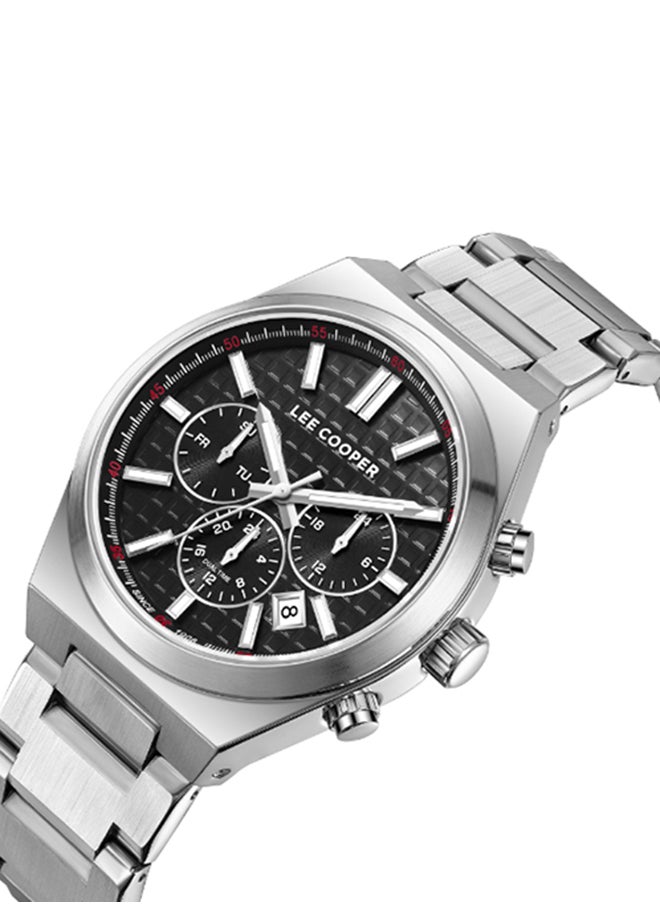 Lee Cooper Men Multi Function Black Dial Watch - LC08084.350  - Image 4