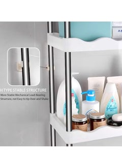 BLOOMING TIME 3 Layer Toilet Rack, Storage Rack, Simple Installation, Space Saving, Can Withstand 30Kg  - Image 4