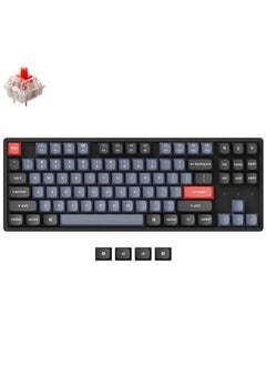 Keychron Keychron K8 Pro Wireless Custom Mechanical Keyboard, QMK/VIA Programmable, BT / Wired, RGB Backlight Aluminum Frame Tenkeyless, Hot-Swappable, ENG-ARAB Keyboard, Gateron G Pro Red Switch | K8P-J1-AR  - Image 1