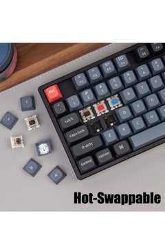 Keychron Keychron K8 Pro Wireless Custom Mechanical Keyboard, QMK/VIA Programmable, BT / Wired, RGB Backlight Aluminum Frame Tenkeyless, Hot-Swappable, ENG-ARAB Keyboard, Gateron G Pro Red Switch | K8P-J1-AR  - Image 3