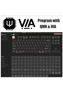 Keychron Keychron K8 Pro Wireless Custom Mechanical Keyboard, QMK/VIA Programmable, BT / Wired, RGB Backlight Aluminum Frame Tenkeyless, Hot-Swappable, ENG-ARAB Keyboard, Gateron G Pro Red Switch | K8P-J1-AR  - Image 4