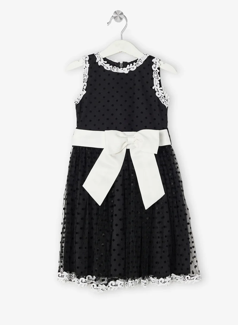 Little Golden Apple Little Polka Dots Tulle Dress