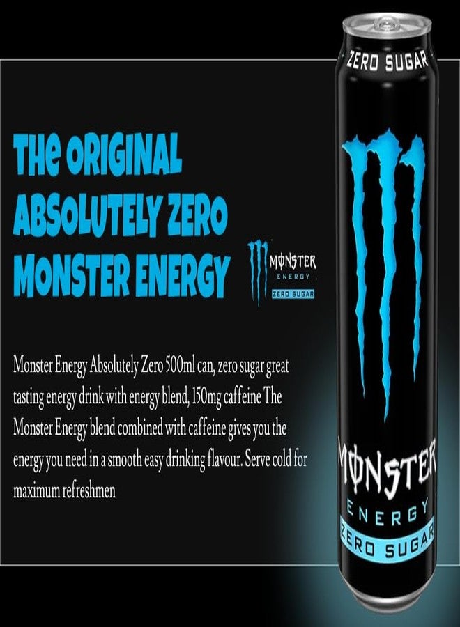 SFU E Com Monster Energy Absolutely Zero | Zero Sugar | Imported Energy Drink 500ml - Image 4