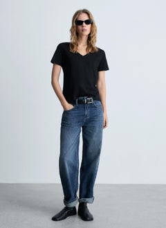MANGO Essential V-Neck T-Shirt  - Image 4