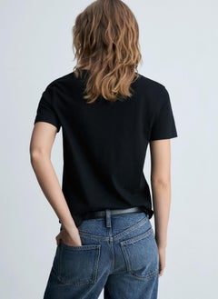 MANGO Essential V-Neck T-Shirt  - Image 2