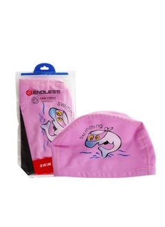 ENDLESS  Comfortable PU Swimming Cap with Cartoon Design | Elastic Waterproof Swimming Cap for Long and Short Hair with Thicker Edge | Kid's Size | Material : PU  - Image 1