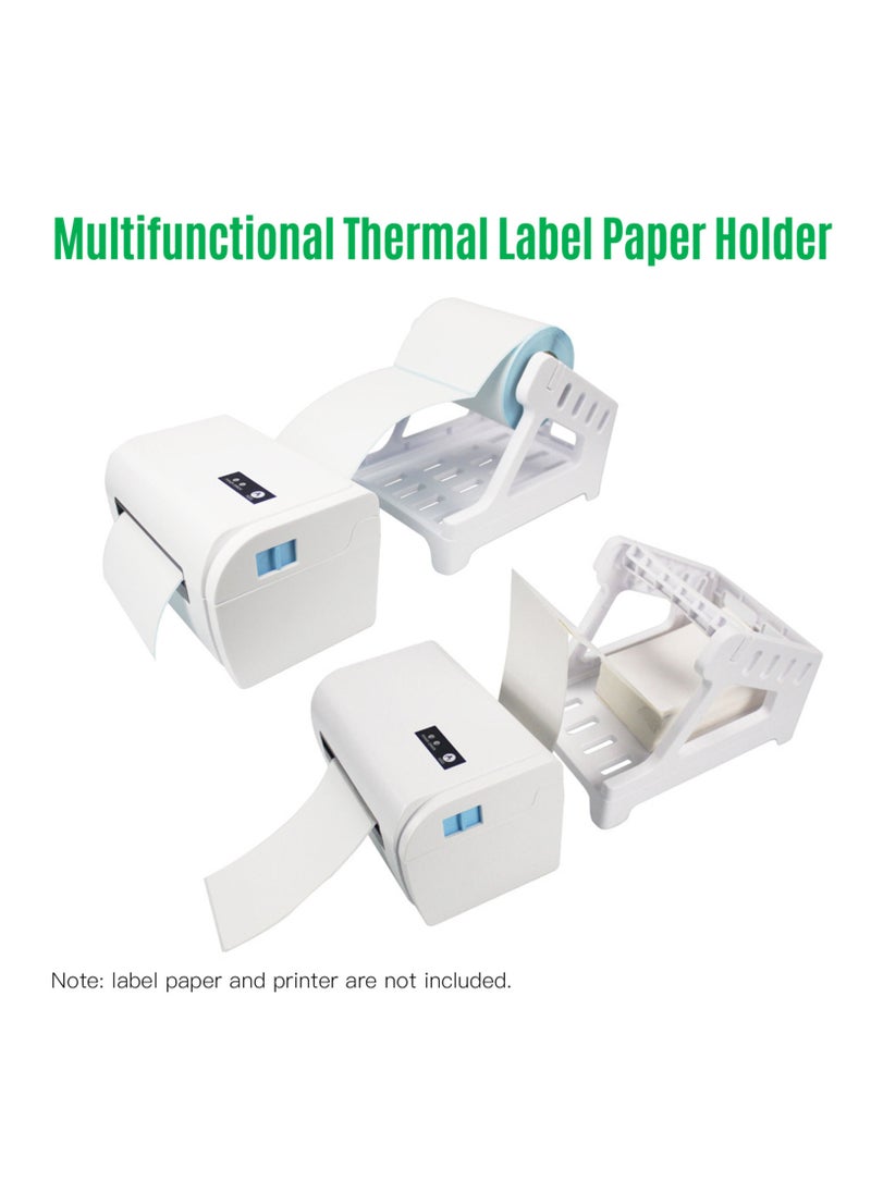 Generic - Thermal Label Printer Label Holder for Rolls and Fanfold Shipping Package Labels Work with Desktop Label Printers - Image 1
