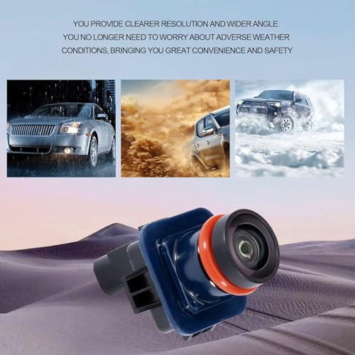 NFSpeeding Rear View Backup Camera Compatible with Taurus 2013 2014 2015 2016 2017-2019 Parking Assist Camera 170°Ultra Wide Angle HD Night Vision Waterproof EG1Z-19G490-A, DG1Z19G490A - Image 3