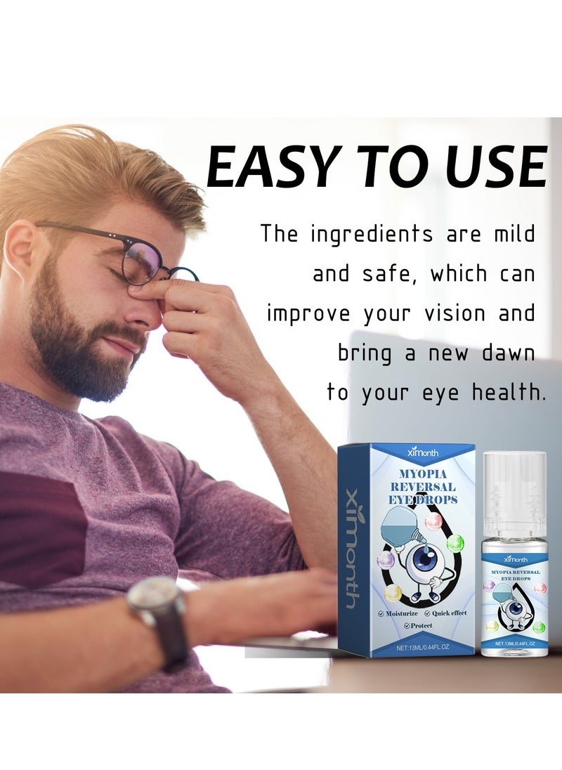 ximonth Eye Wellness Drops, With Vitamin B6, Lutein, Moisturizing, Dry Eye Relief 13ml  - Image 5