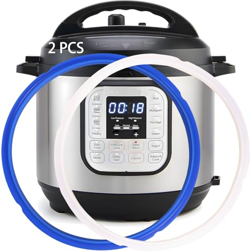 MIRUMIO 2 Pack Sealing Ring 8qt for Instant Pot Sealing Ring 8 Quart, Premium Silicone Gasket Replacement Seal for Instanpot 8qt, Perfect Seal Pressure Cooker Sealing Ring Accessories for Instapot 8 Quart - Image 1