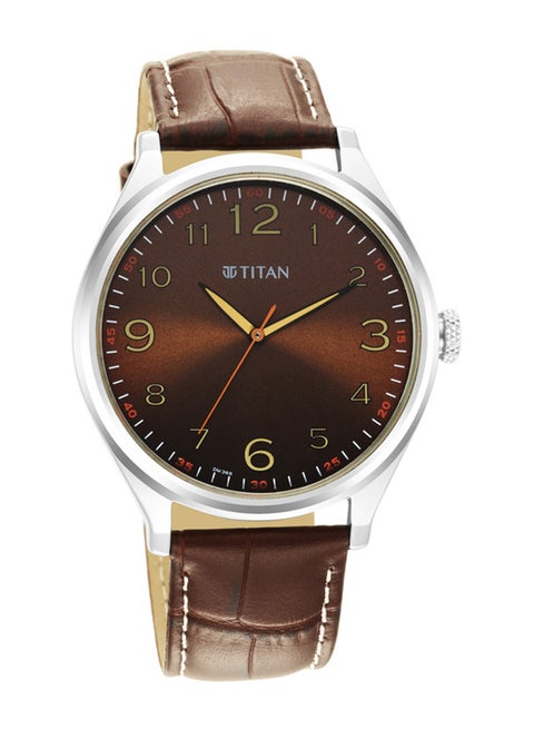 Leather Analog Wrist Watch 1802SL16