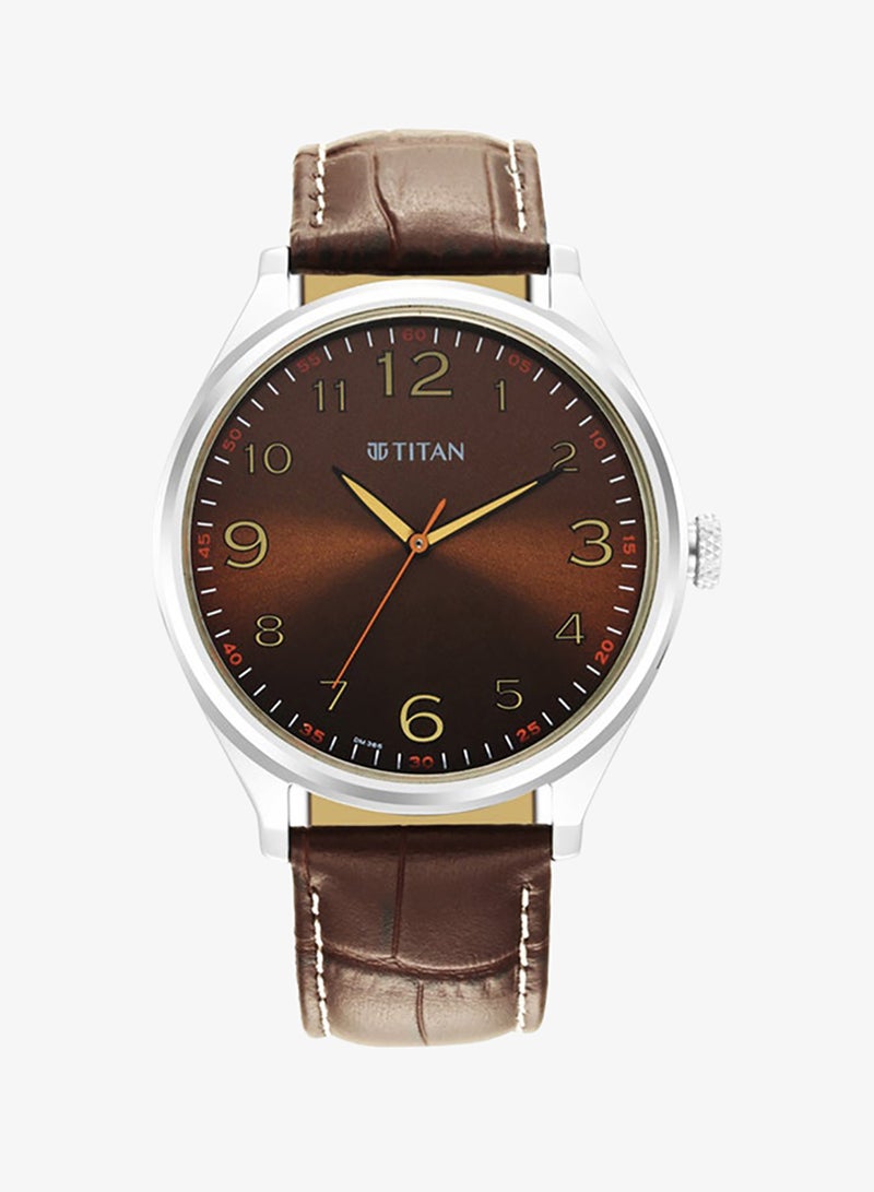 TITAN Leather Analog Wrist Watch 1802SL16 - Image 2