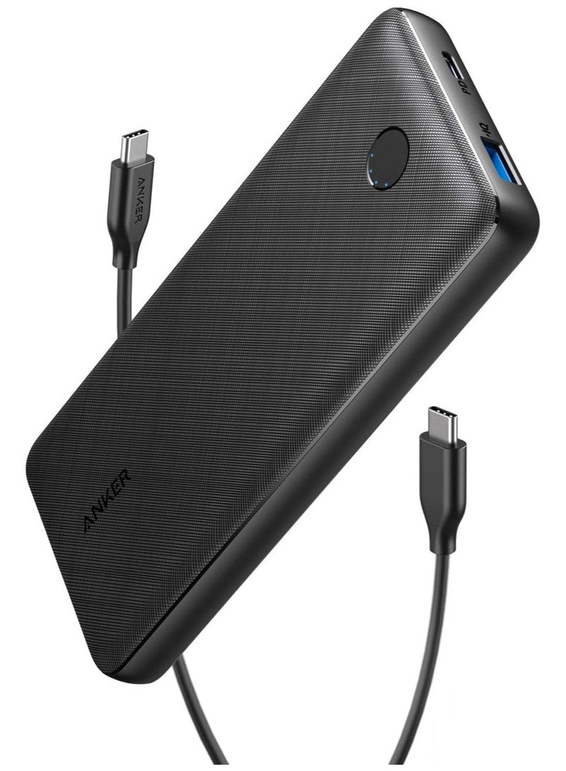 Anker USB C Power Bank, PowerCore Essential 20000 PD (18W) Power Bank, High Cell Capacity 20000mAh Portable Charger Battery Pack for iPhone 12/Mini/Pro/Max Pro/11/X, Samsung - Image 1