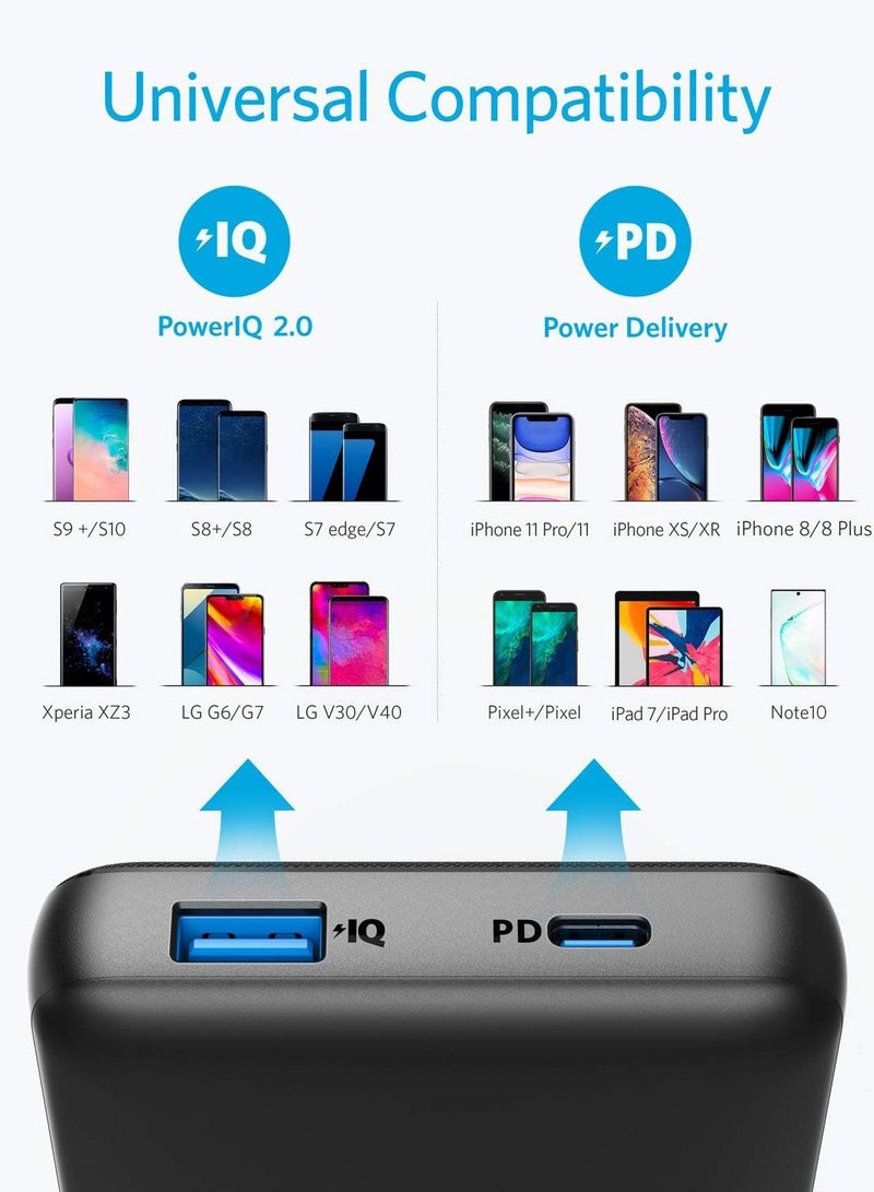 Anker USB C Power Bank, PowerCore Essential 20000 PD (18W) Power Bank, High Cell Capacity 20000mAh Portable Charger Battery Pack for iPhone 12/Mini/Pro/Max Pro/11/X, Samsung - Image 3