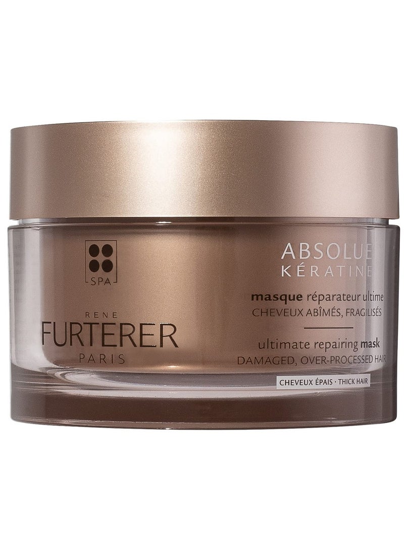 Rene Furterer Rene Furterer ABSOLUE KERATINE Ultimate Regenerating Mask - For Damaged, Over-Processed Thick Hair - Repair & Restore  - Image 1