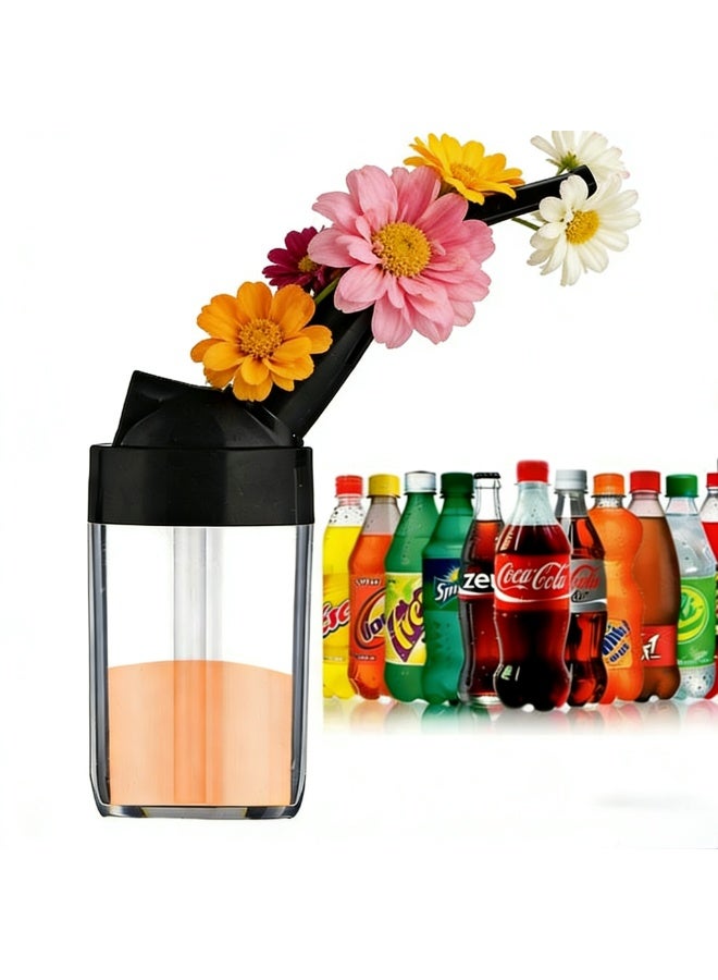Creative storage beverage straw holder