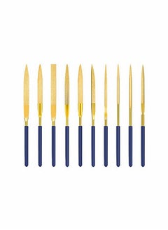KASTWAVE Titanium Coated File Set, Multipurpose Diamond Needle Files Tool 10pcs  - Image 1