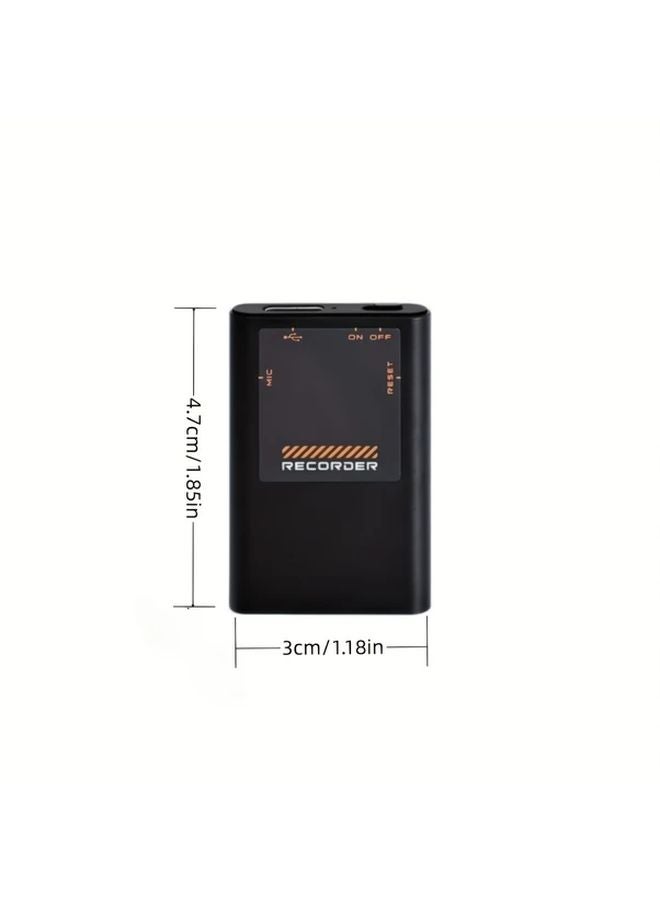 Pink Portable Digital Voice Recorder AI Noise Reduction Voice Activated MP3 Player Type C - Image 1