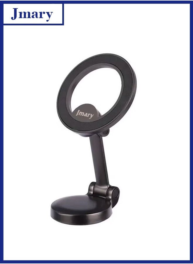 Jmary MH-79 Premium Magnetic Car Mobile Holder – Universal Dashboard & Air Vent Mount with Super Strong Magnet Grip – 360° Adjustable Phone Stand Compatible with All Smartphones – Black - Image 1