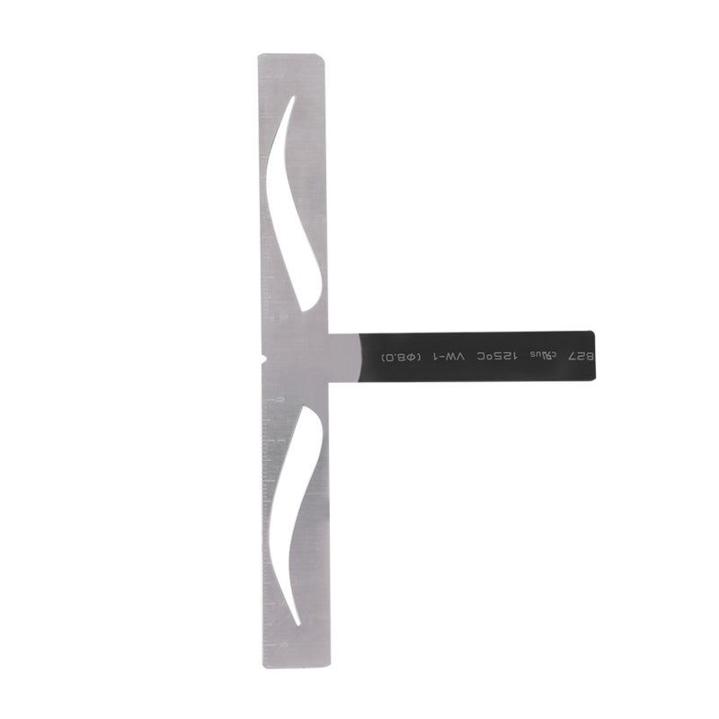 Permanent Eyebrow Ruler: Magnesium Alloy Bendable Adjustable Ruler - 3 Positioning Accurate Eyebrow Measure for Professional Eyebrow Design & Makeup Artists - Image 3