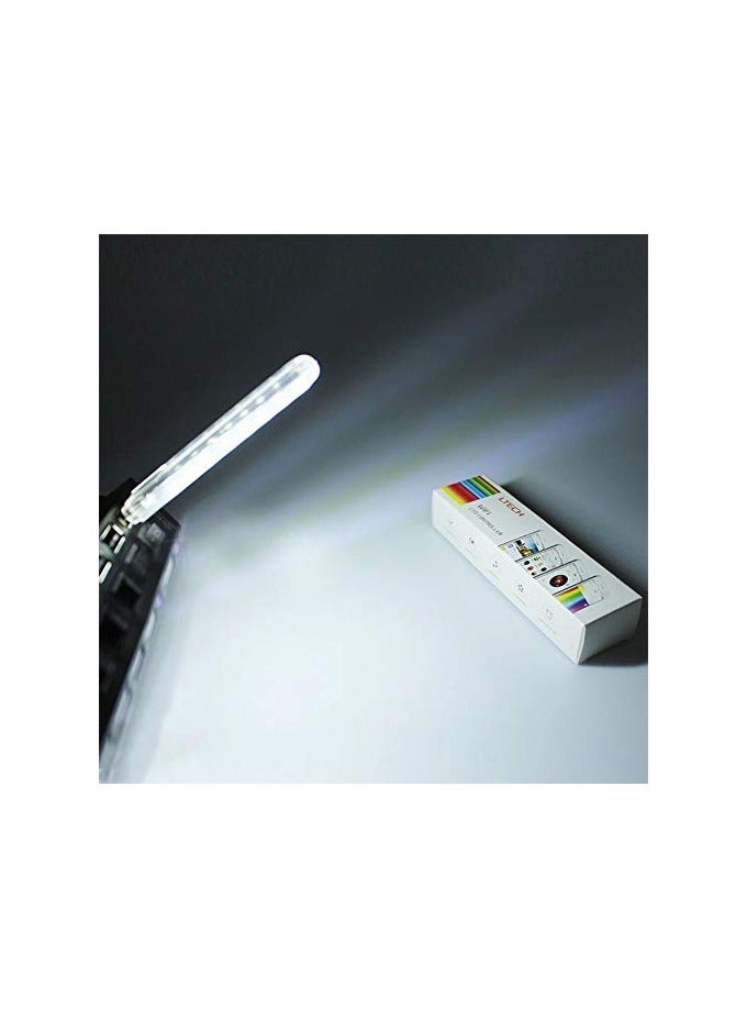 SOLDOUT USB Gadgets Mini USB LED Light For Book Lights 8 LEDs SMD For PC Laptops Notebook Mobile Power Charger Reading Bulb (Cool White) - Image 3