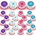 Liliful 24 Pcs Spider Party Favors LED Lighted Yo Yo Bulk for Kids Beginner Plastic Responsive Ball Spider Theme Birthday Party Supplies Goodies Bag Filler Rose RedPurpleWhiteBlue - Image 2