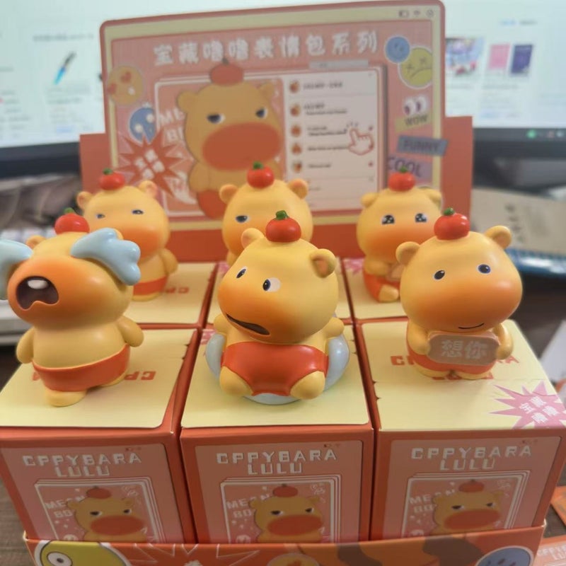 Cute Capybara Blind Box Figure, Desktop Decoration, Toy Wholesale - Image 3
