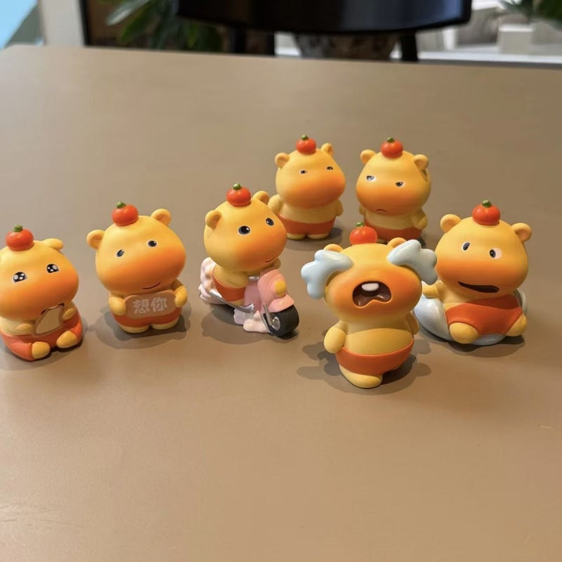 Cute Capybara Blind Box Figure, Desktop Decoration, Toy Wholesale - Image 4
