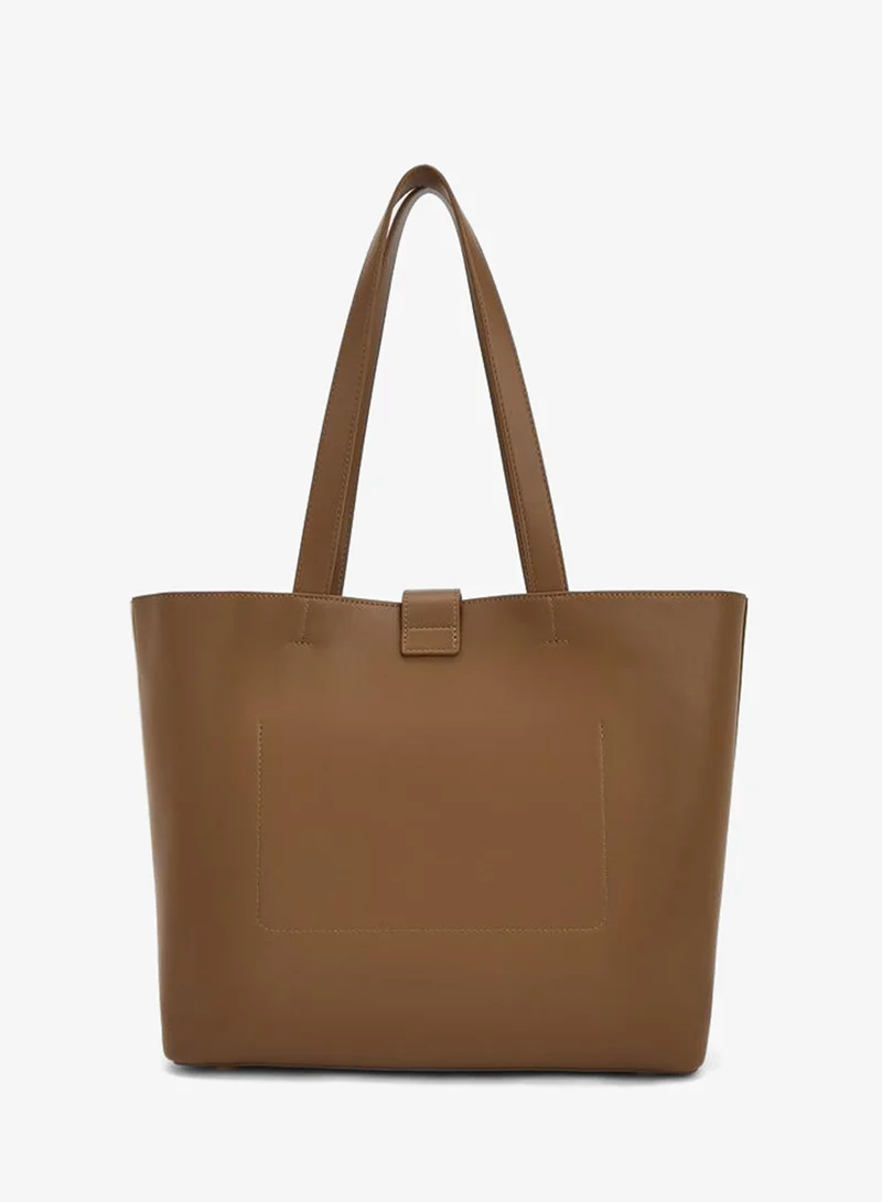 Le Confort MULTICOLOUR Panelled Tote Bag With Pouch for Women | Best Price UAE