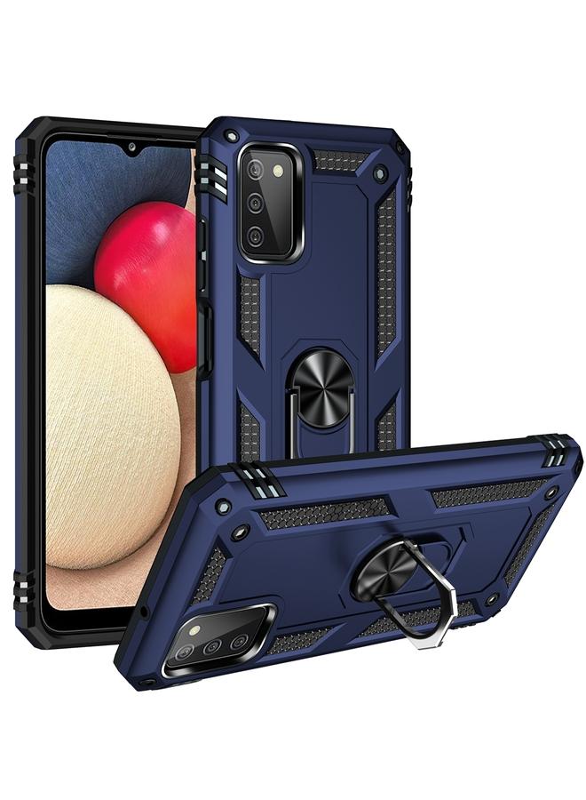 اس-توب جراب لهاتف Samsung Galaxy A03s إصدار 164 مم، جراب واقٍ مقاوم للصدمات من مادة TPU + PC مع حامل دوار 360 درجة - Image 1
