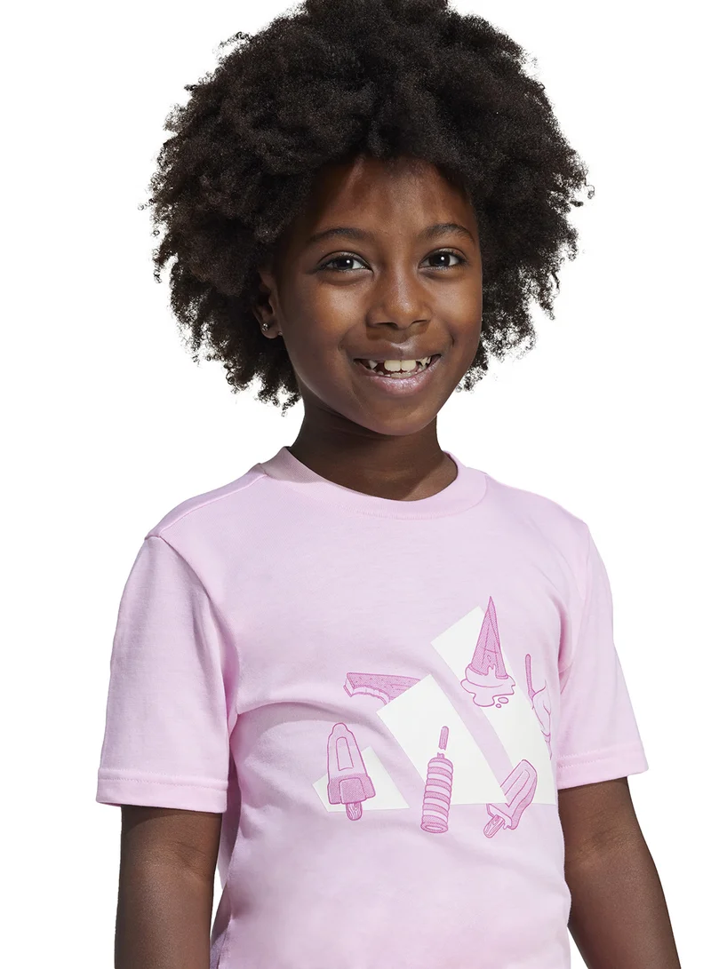 Adidas Kids Lounge Ice Graphic T-Shirt