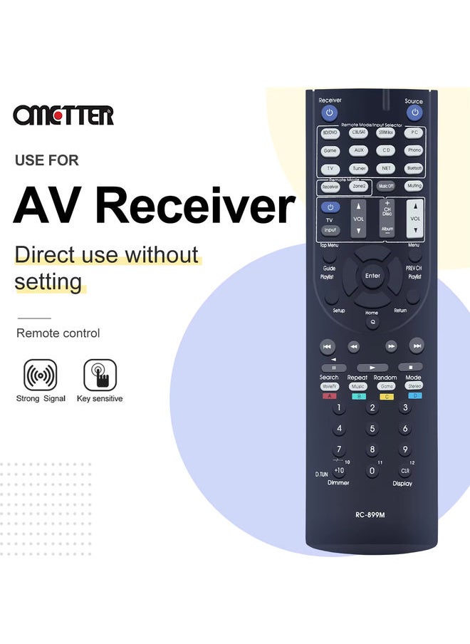 OMETTER - RC-899M Remote Control Fit for Integra AV Receiver DTR-20.7 DTR-30.7 Home Theater - Image 1