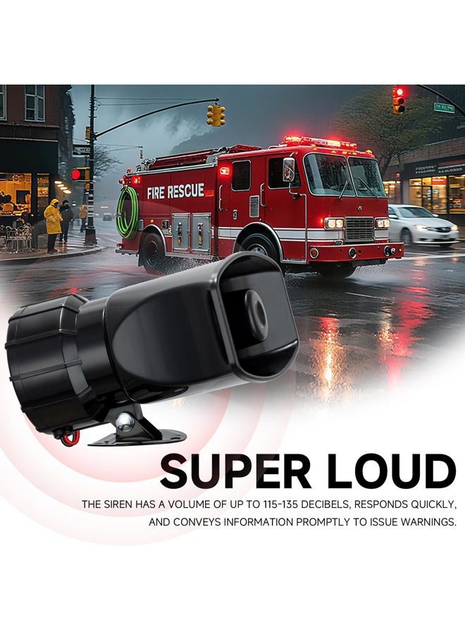 BANHAO Alarm Horn Siren 7 Sound Police Siren 100w 12v Car Alarm Sirens Pa Speaker System Emergency Amplifier Alarms Kit Horn for Car Truck Lorry Boat - Image 2