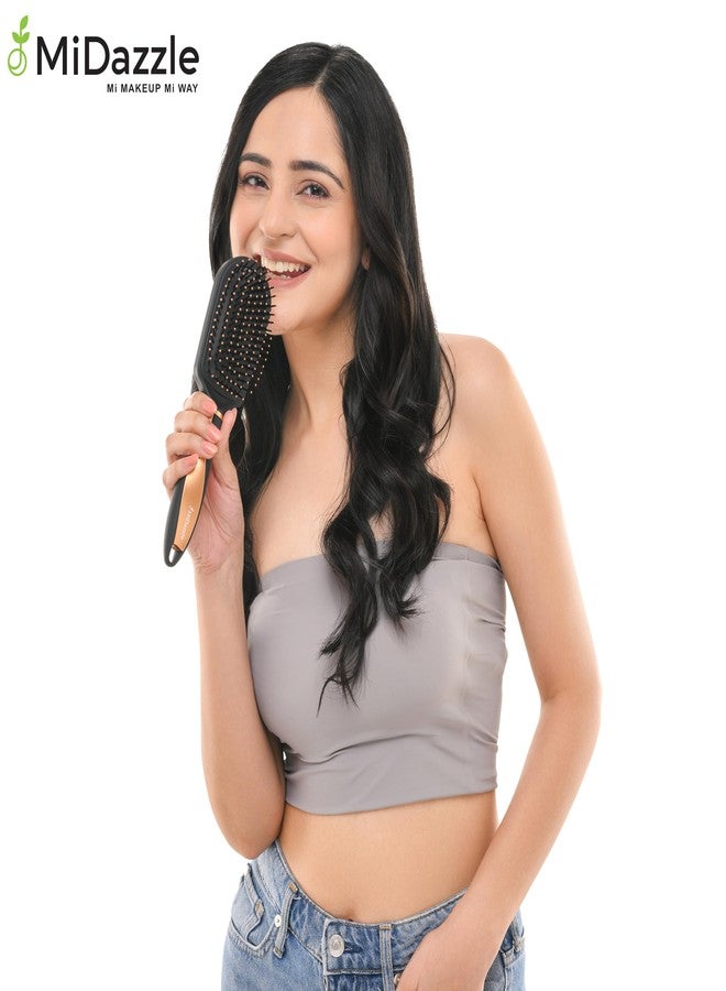 Omidazzle فرشاة شعر ميدازل بريميوم مبطنة، ومسطحة، وثلاثية الأبعاد للرجال والنساء - عبوة من 3 قطع (HB1-15-18) - Image 5