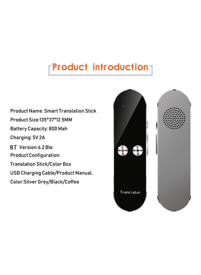 Portable Voice Translator Black - Image 5