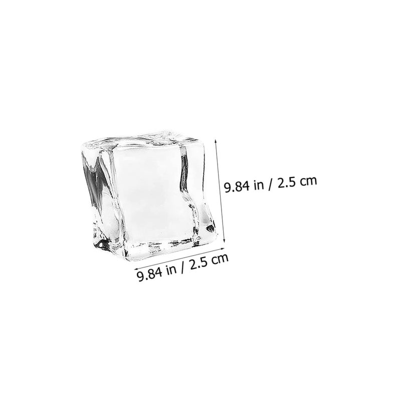 40Pcs Acrylic Fake Ice Cubes Mold For Bar Wedding Decor Realistic Cube Molds - Image 5