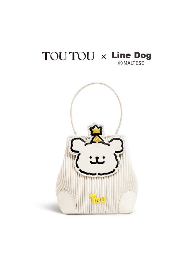 Toutou Handbag For Women, Line Small Dog Crossbody Bucket Bag, Qixi Valentine's Day Birthday Gift For Girlfriend - Image 4